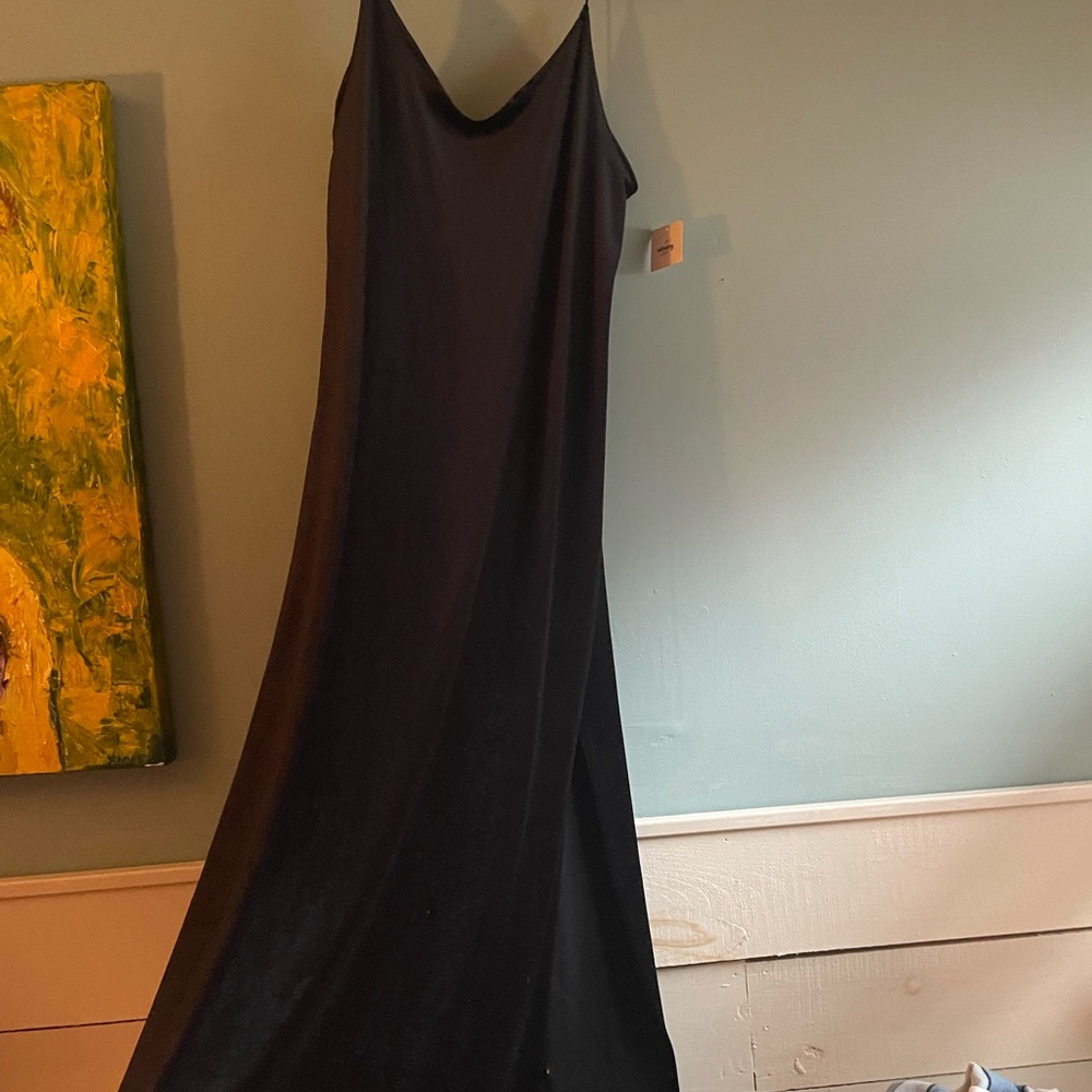 Elegant Black Slip Dress